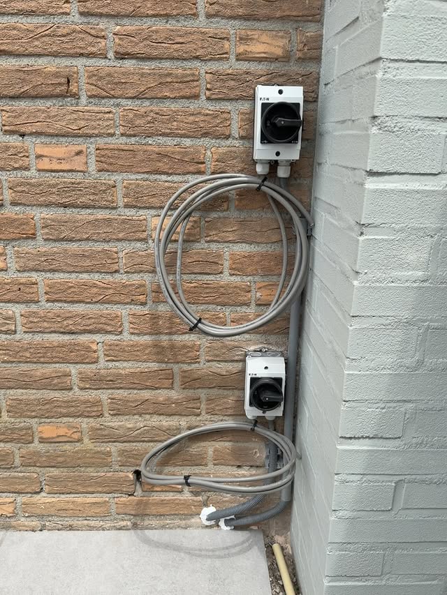 Elektrische aansluiting voor airco door FP Elektro