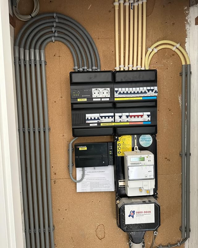 Nieuwe meterkast met groepenkast door FP Elektro